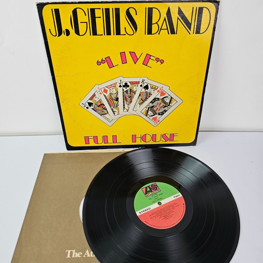 J Geils Band Live Vintage Vinyl LP Record Blues Guitar Used